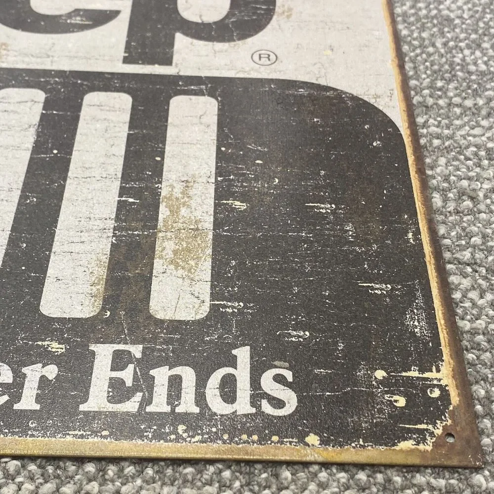 Jeep Signs Set Of 2 One New Sealed‎ Garage Man Cave Jeep Collectors Nice Signage